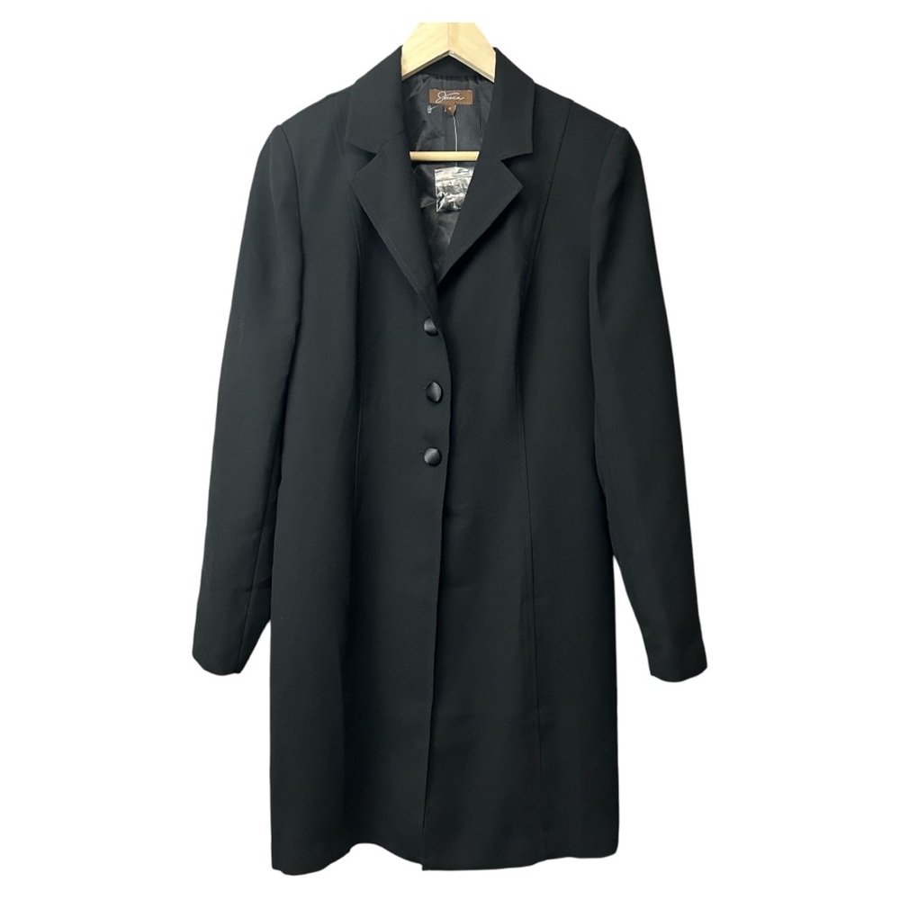 NWOT Jessica Long Black Blazer Jacket Size 8